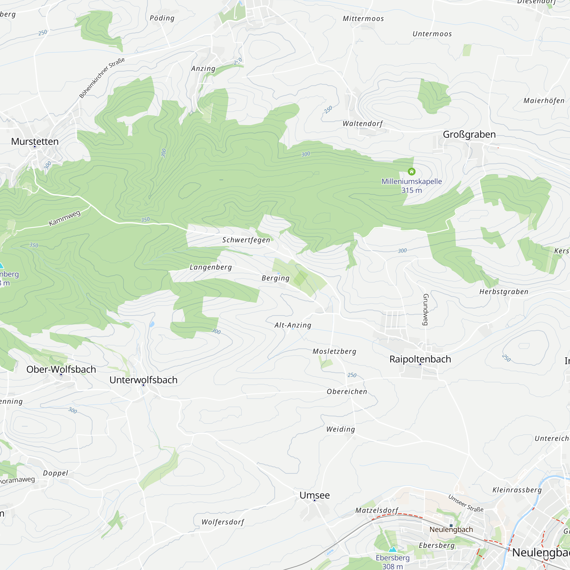 Villa Berging map