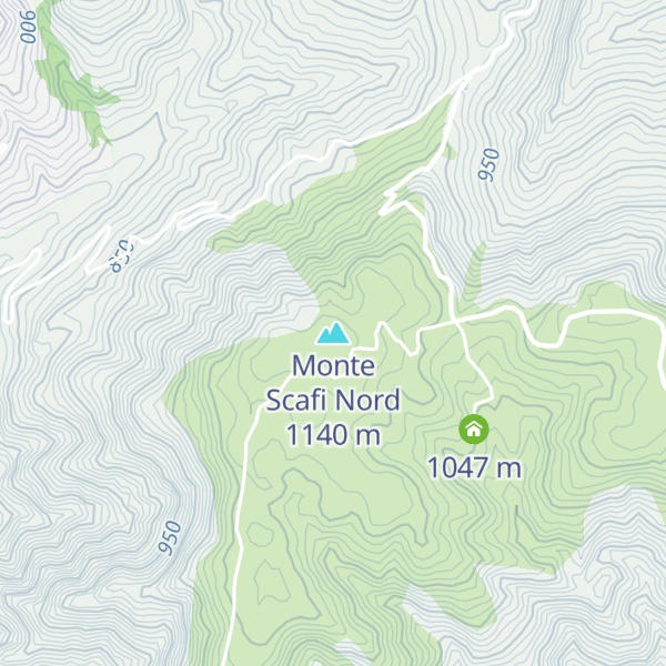 Map of Monte Scafi Nord