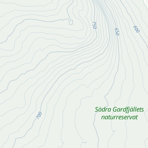 Map of Klitvallsstugan