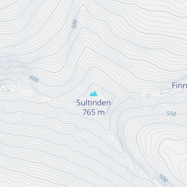 Map of Sultinden