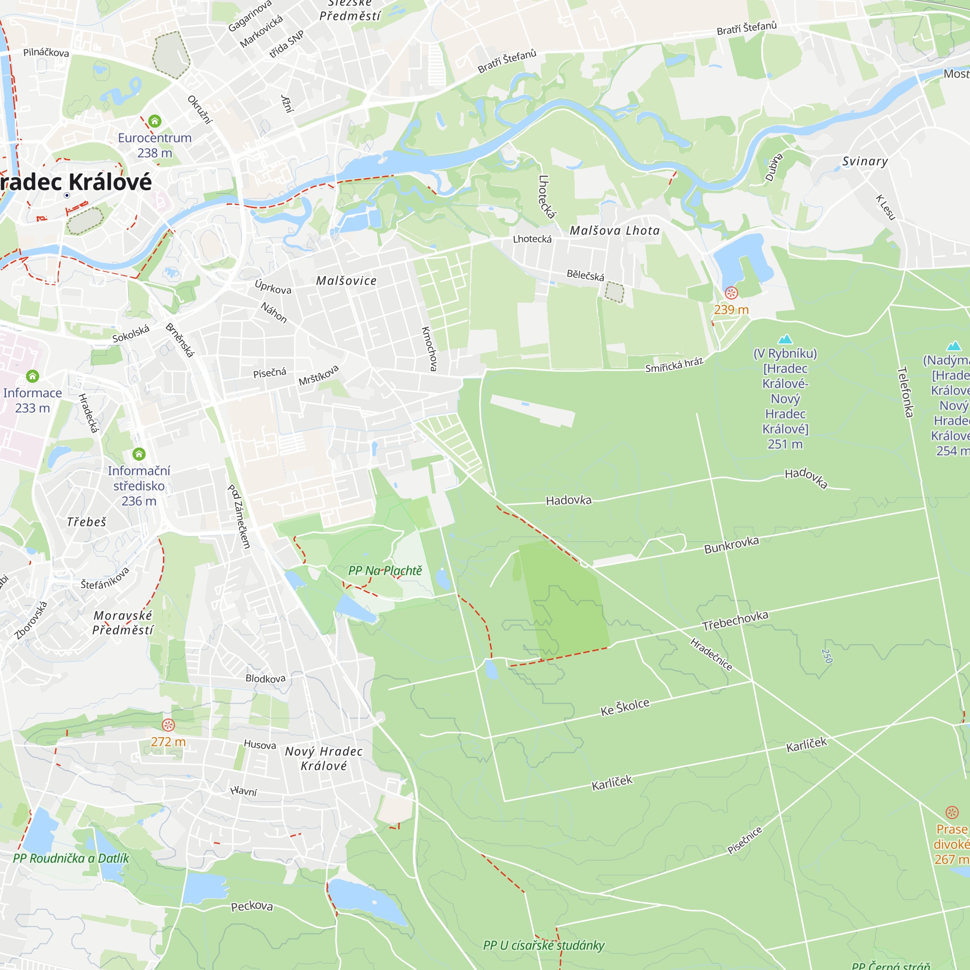 Restaurace a penzion Zděná Bouda map