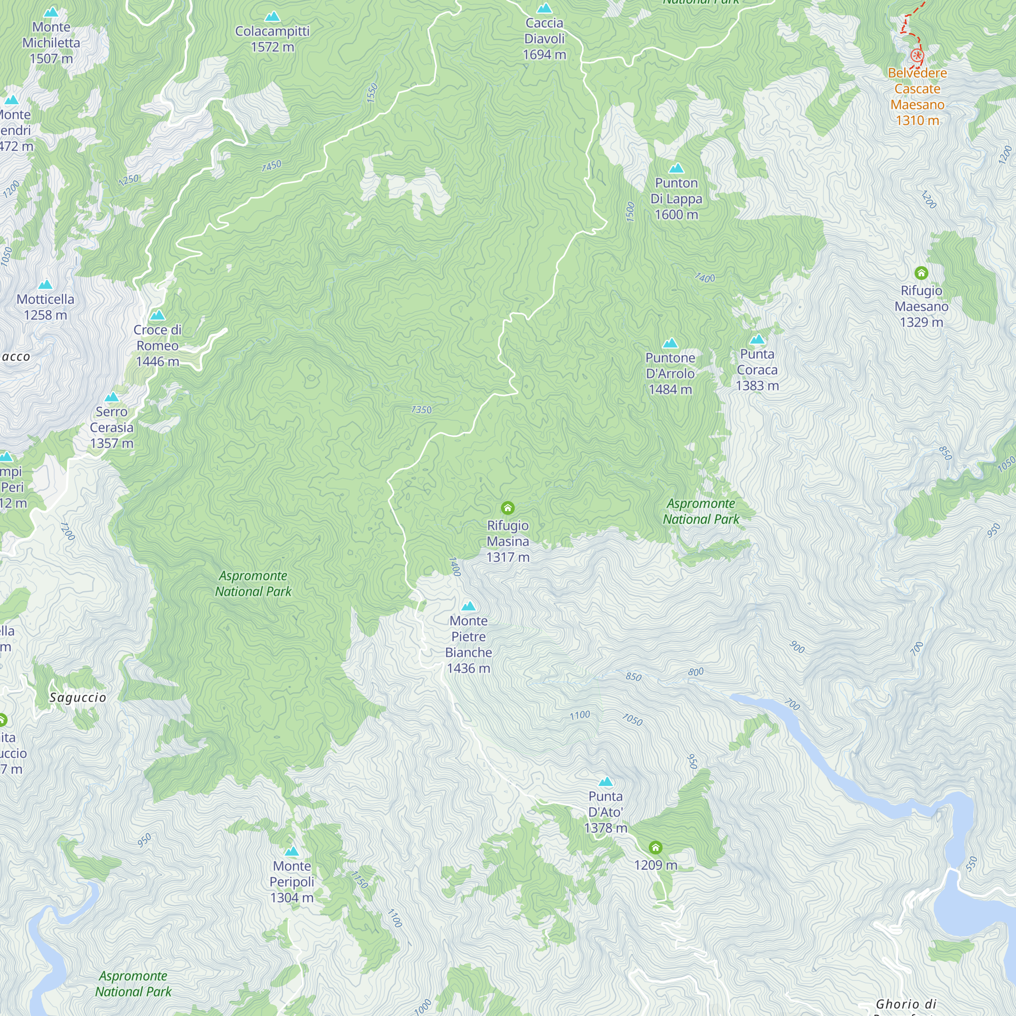 Rifugio Masina map