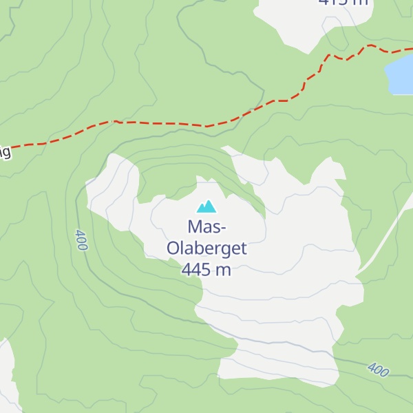 Map of Mas-Olaberget