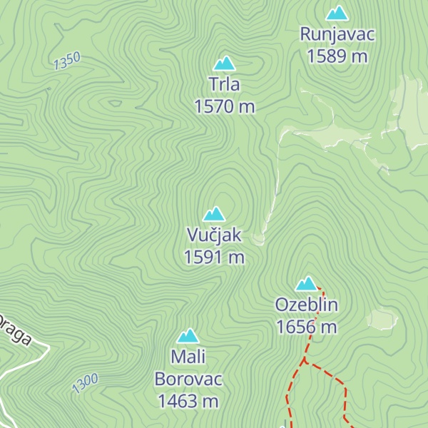 Map of Vučjak