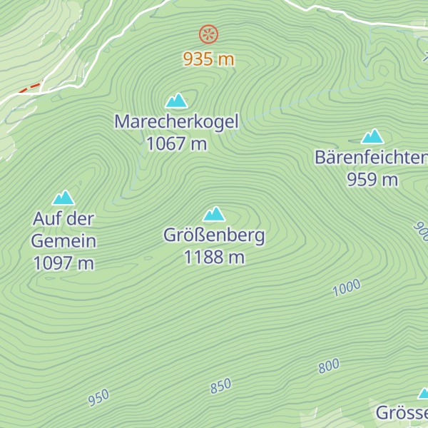 Map of Größenberg