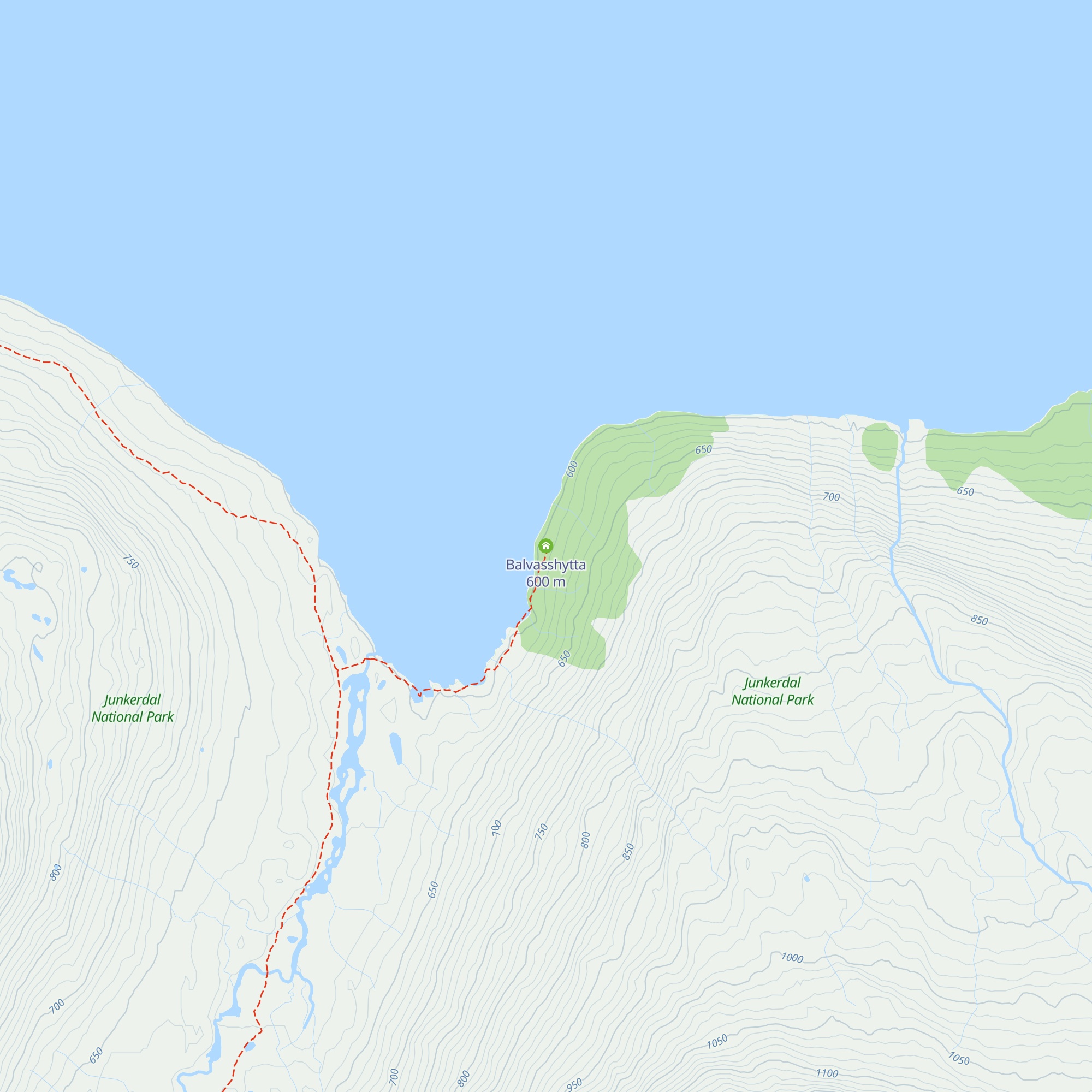 Balvasshytta map