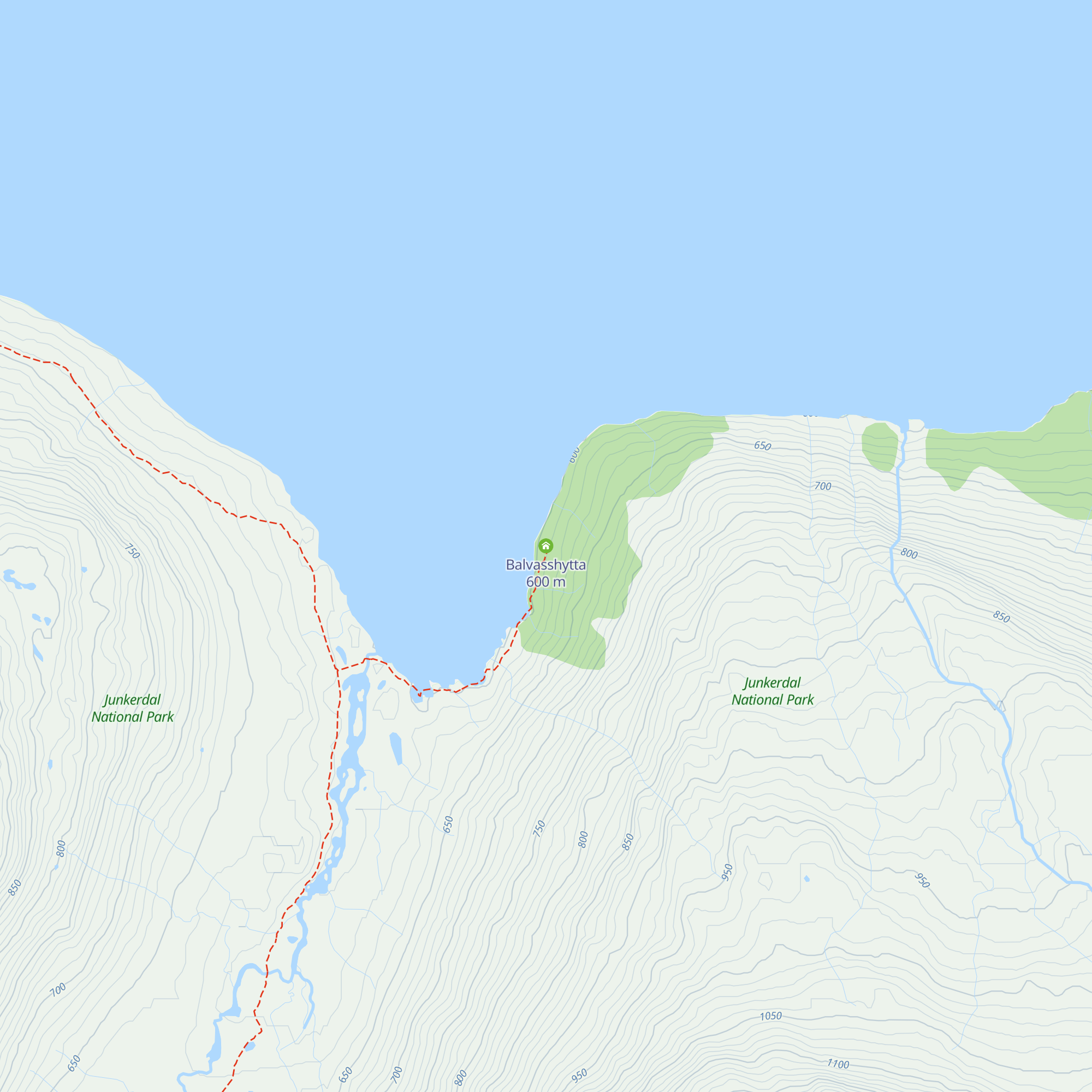 Balvasshytta map