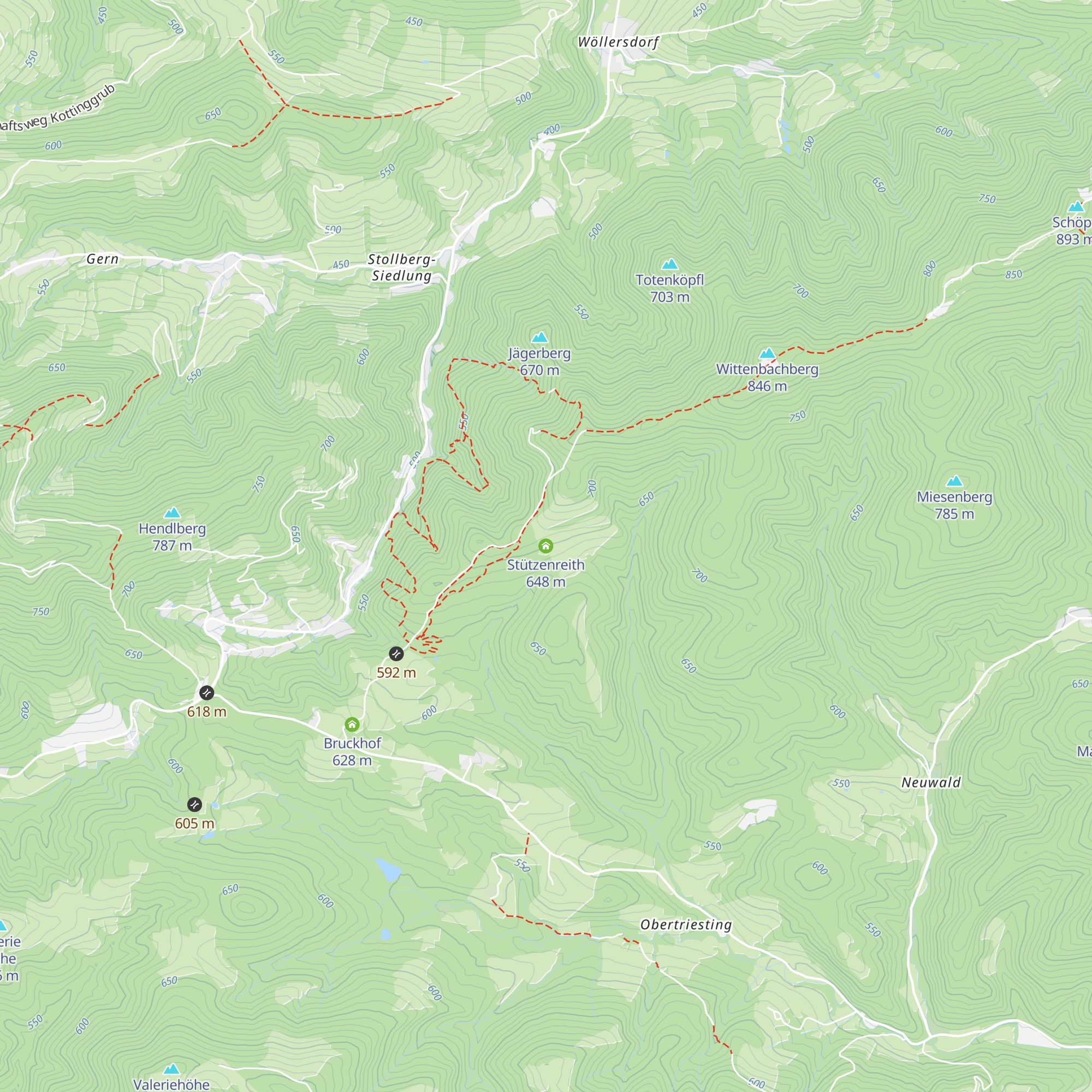 Stützenreith map