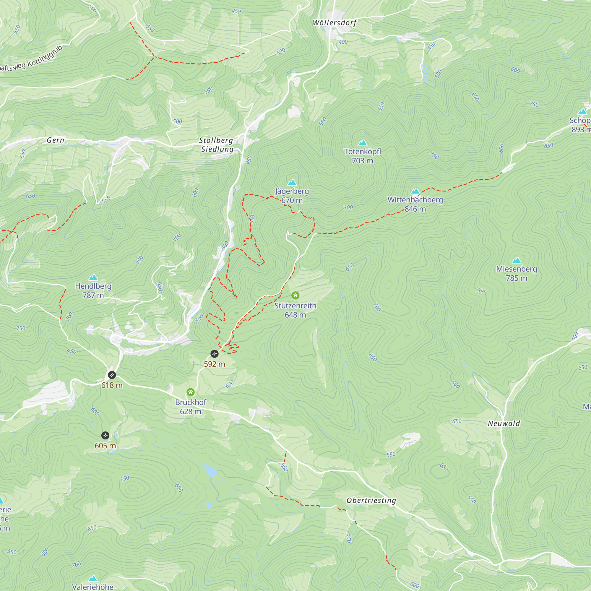 Stützenreith map