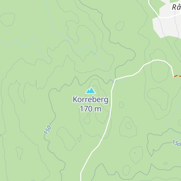 Map of Korreberg