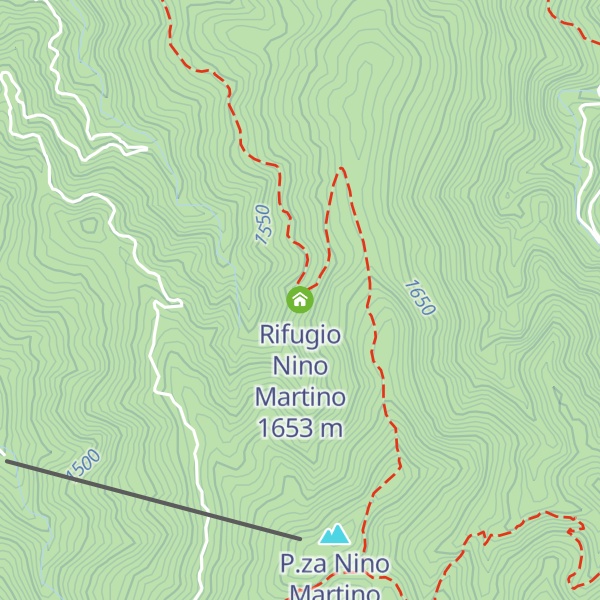 Map of Rifugio Nino Martino
