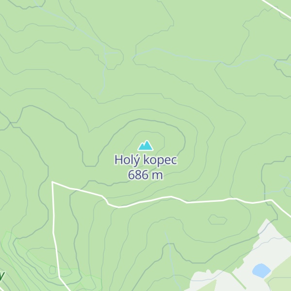 Map of Holý kopec