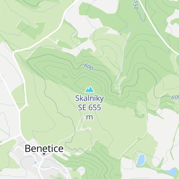Map of Skalníky SE