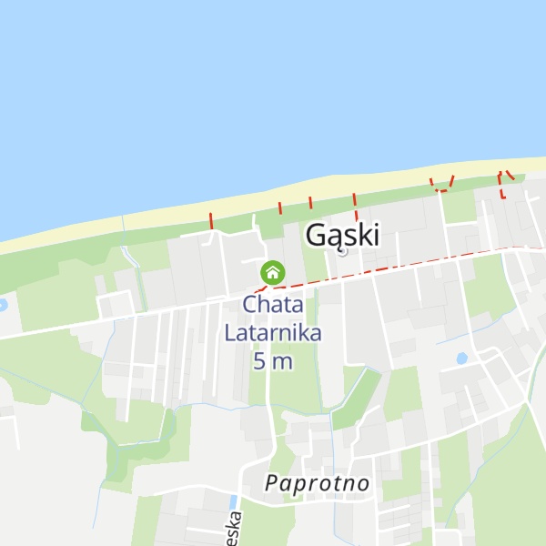 Map of Chata Latarnika