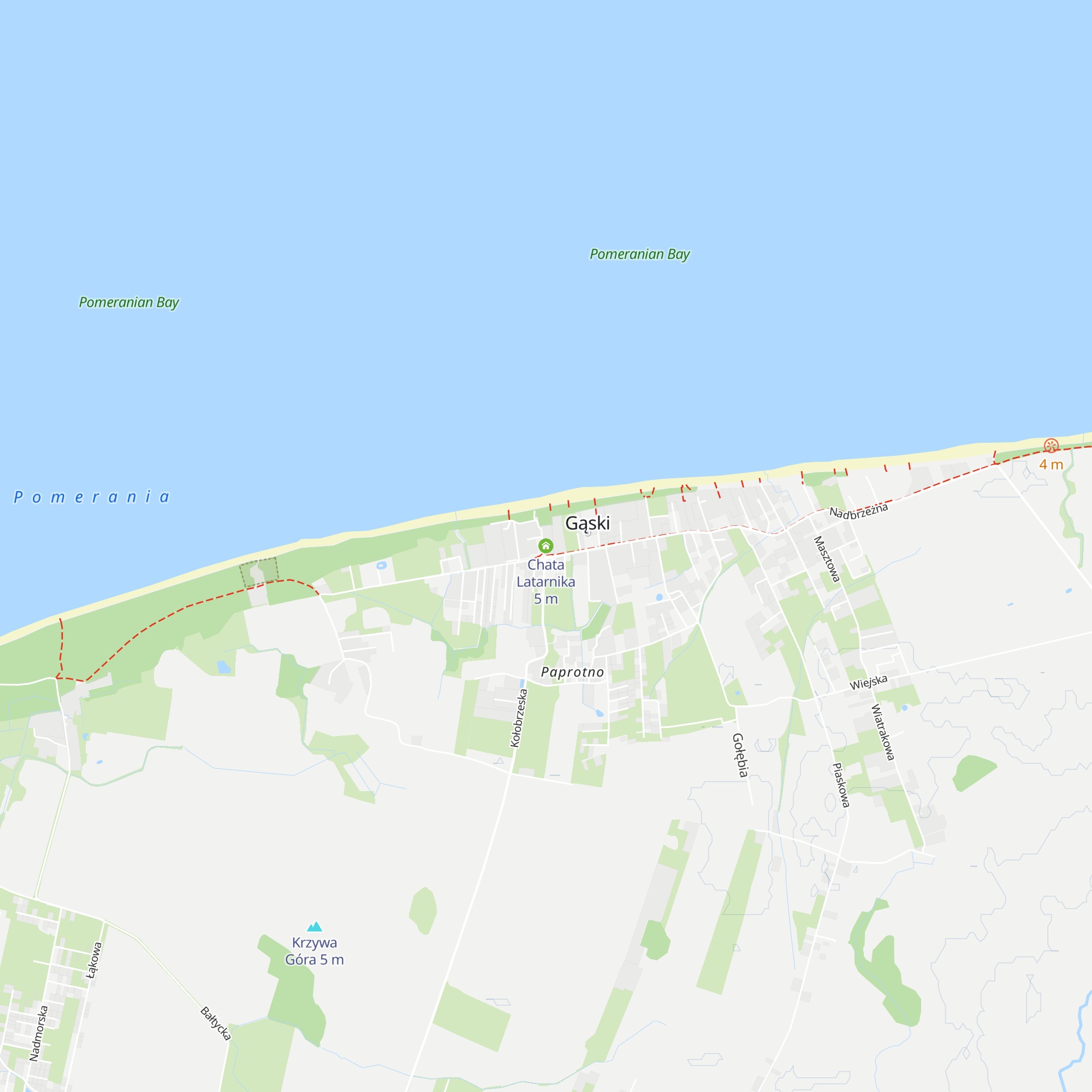 Chata Latarnika map