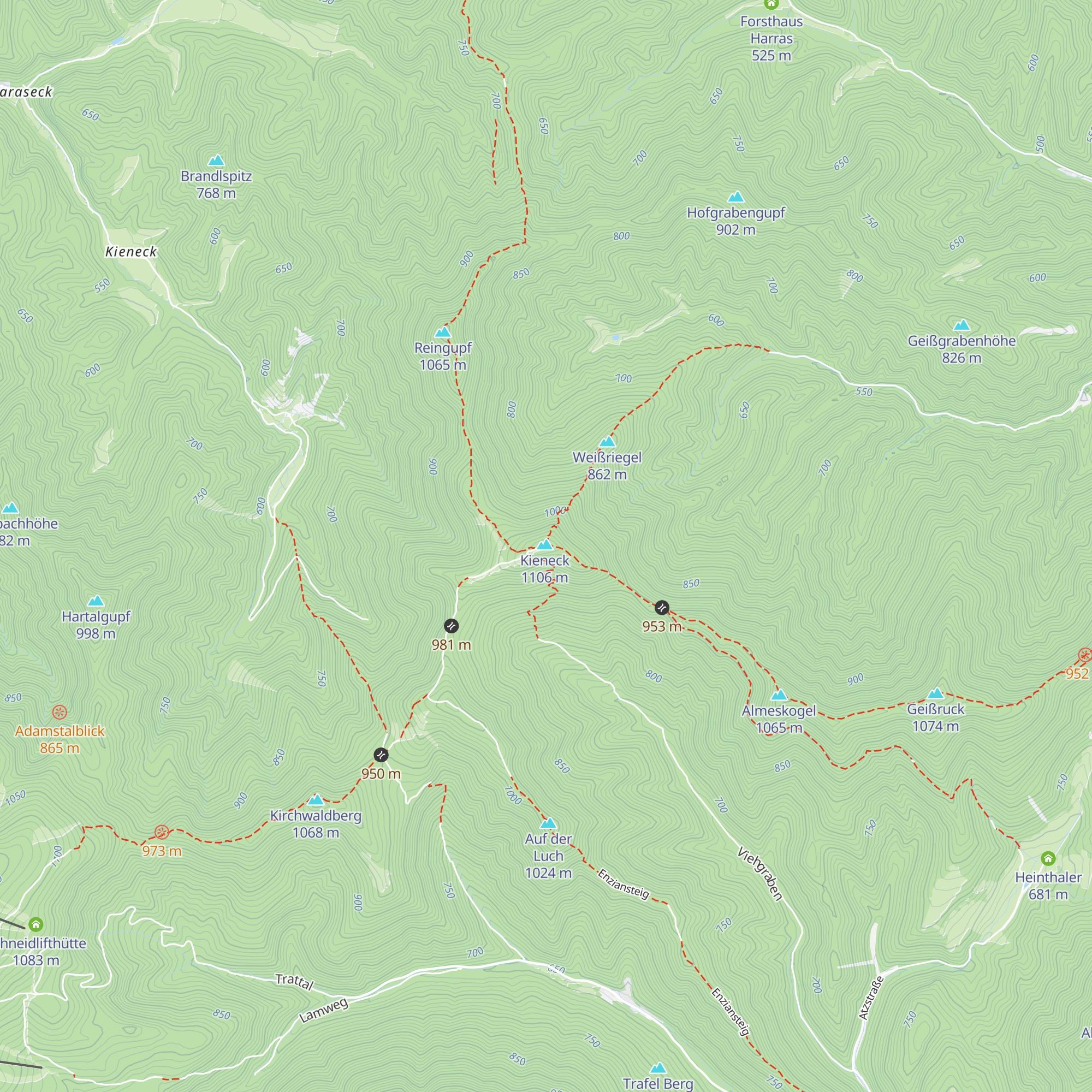 Enzianhütte map