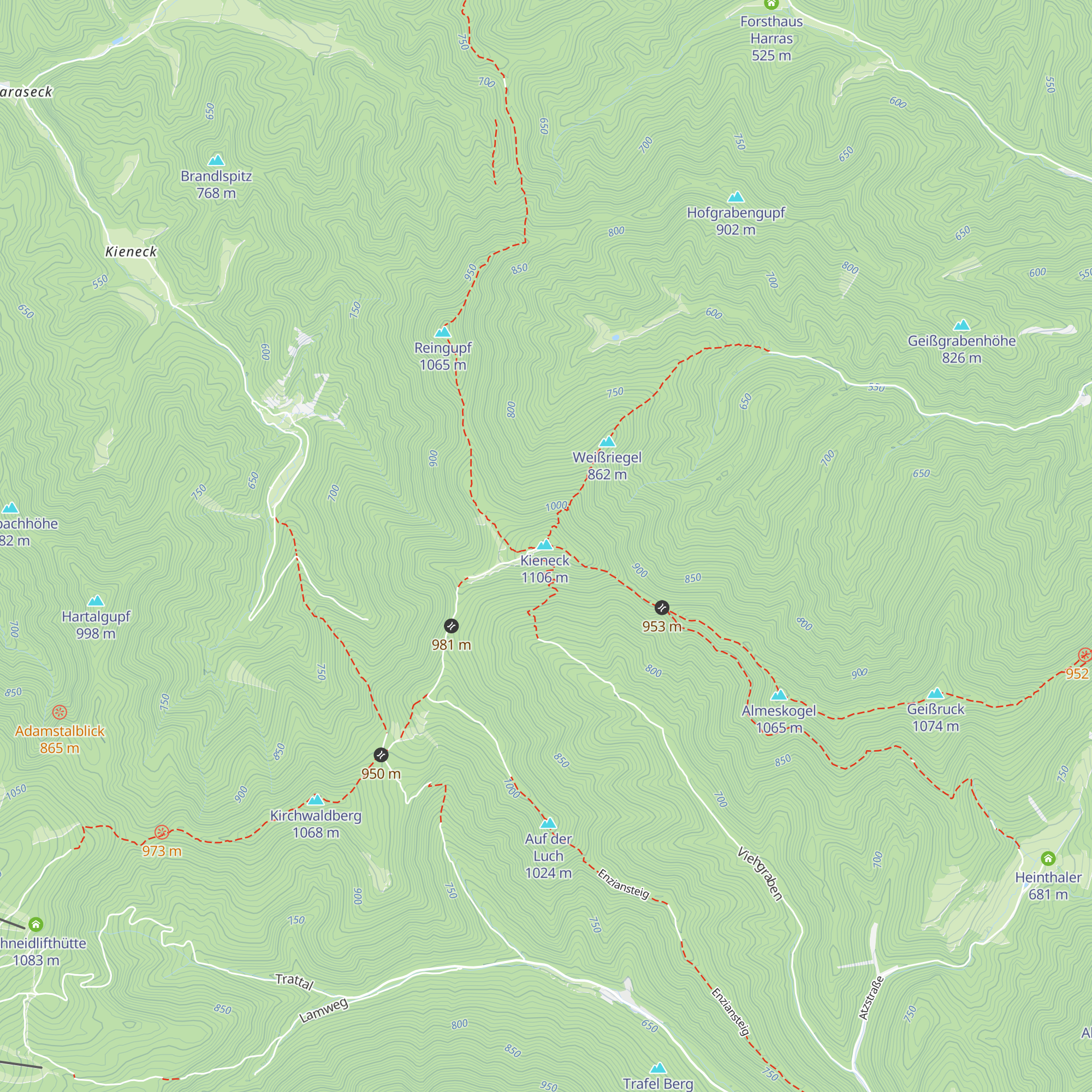 Enzianhütte map
