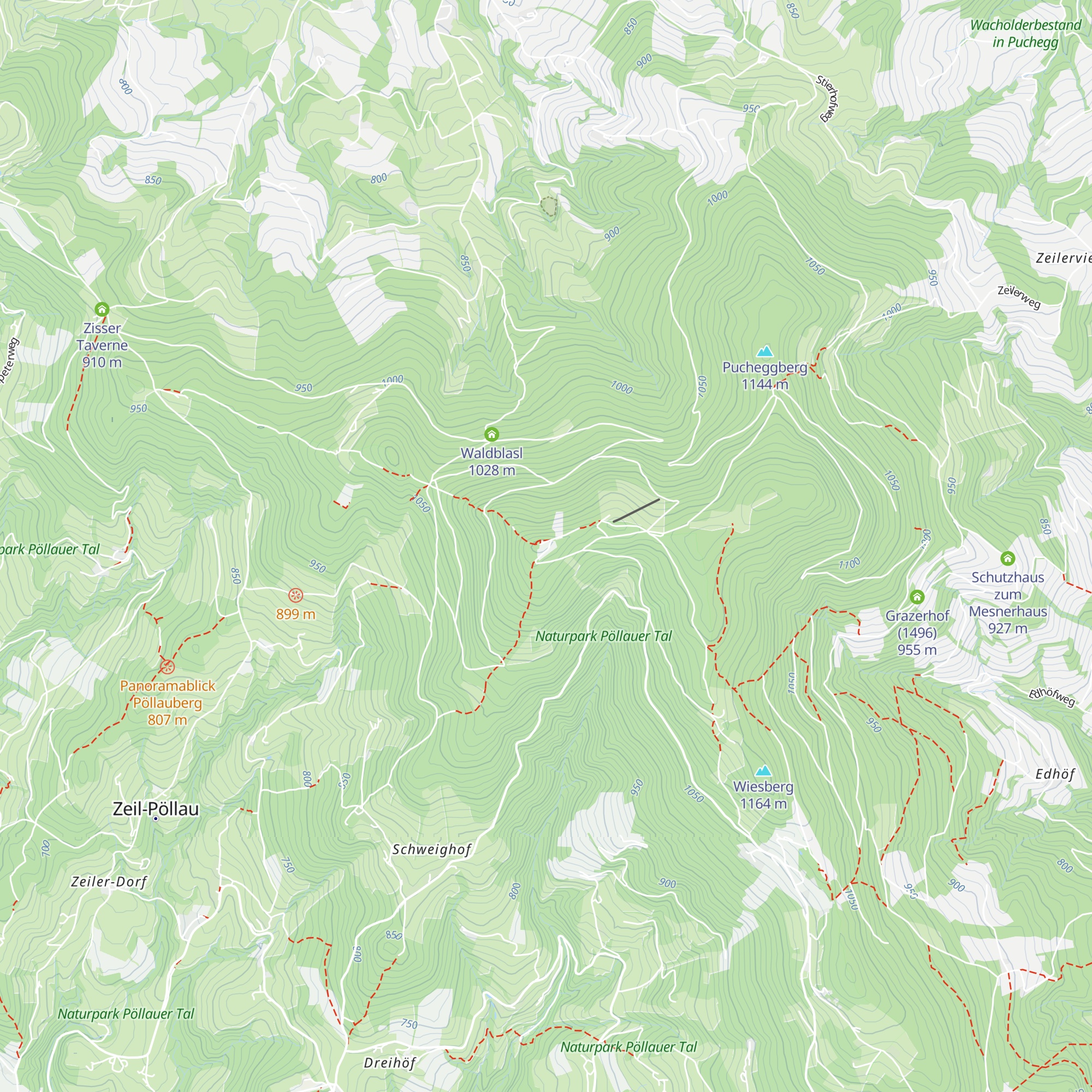 Schutzhaus Masenberg map