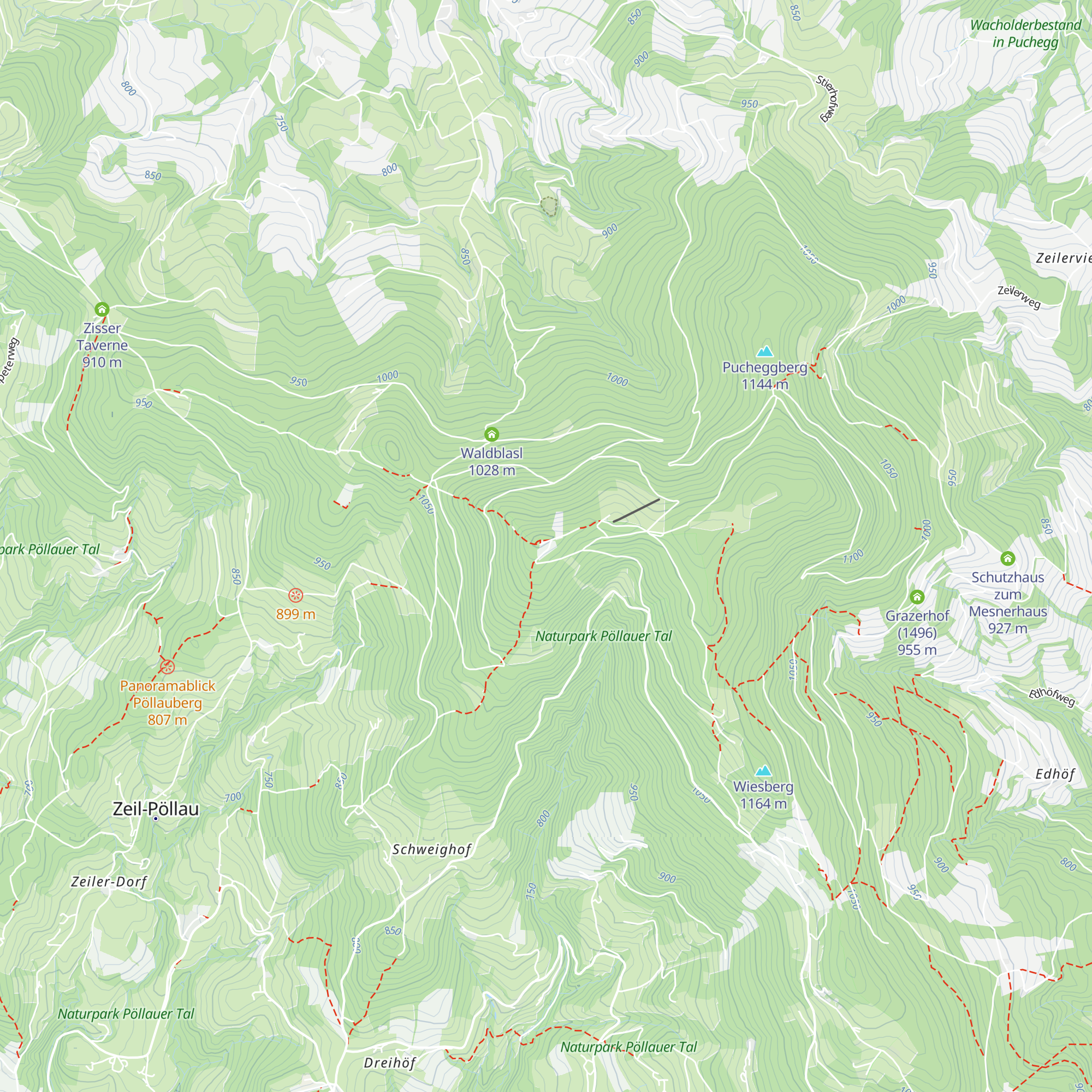 Schutzhaus Masenberg map
