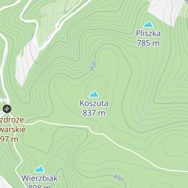 Map of Koszuta