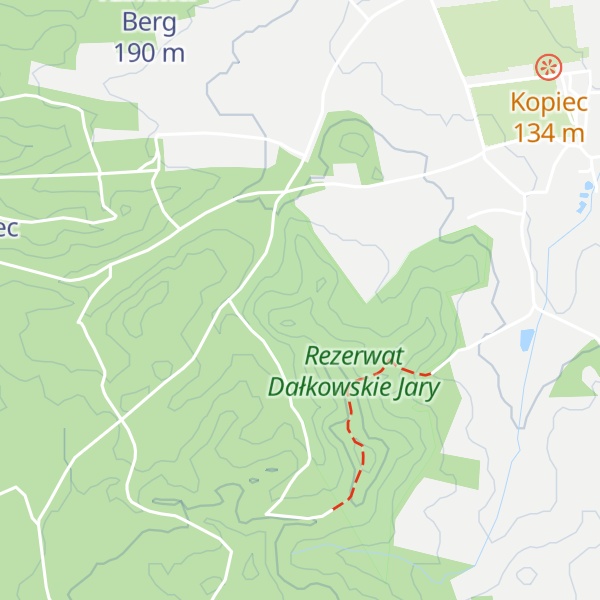Map of Brzozowa Góra