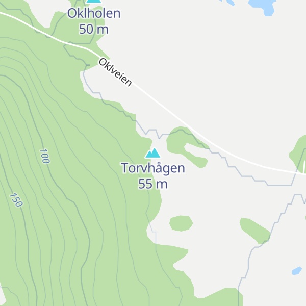 Map of Torvhågen