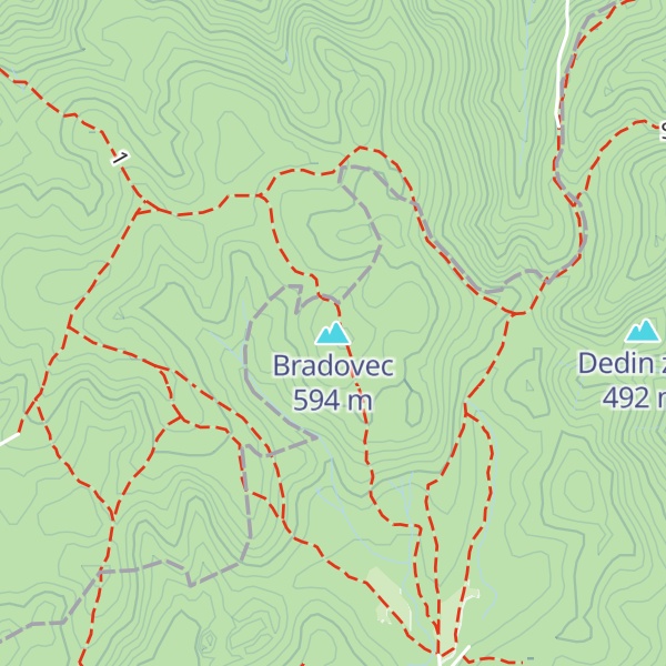 Map of Bradovec