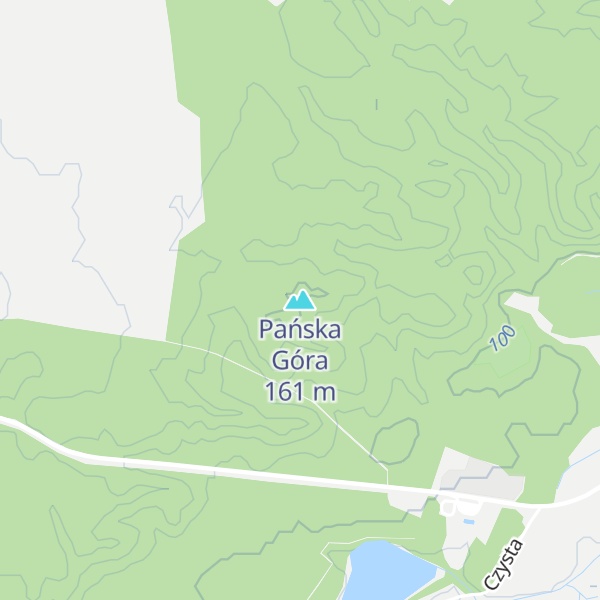 Map of Pańska Góra