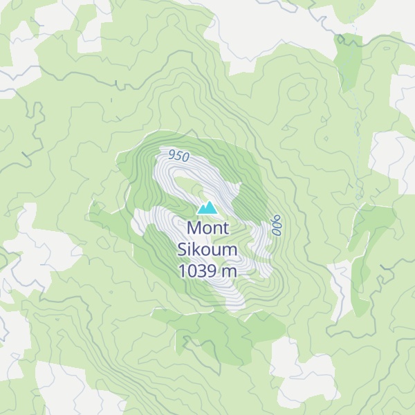 Map of Mont Sikoum