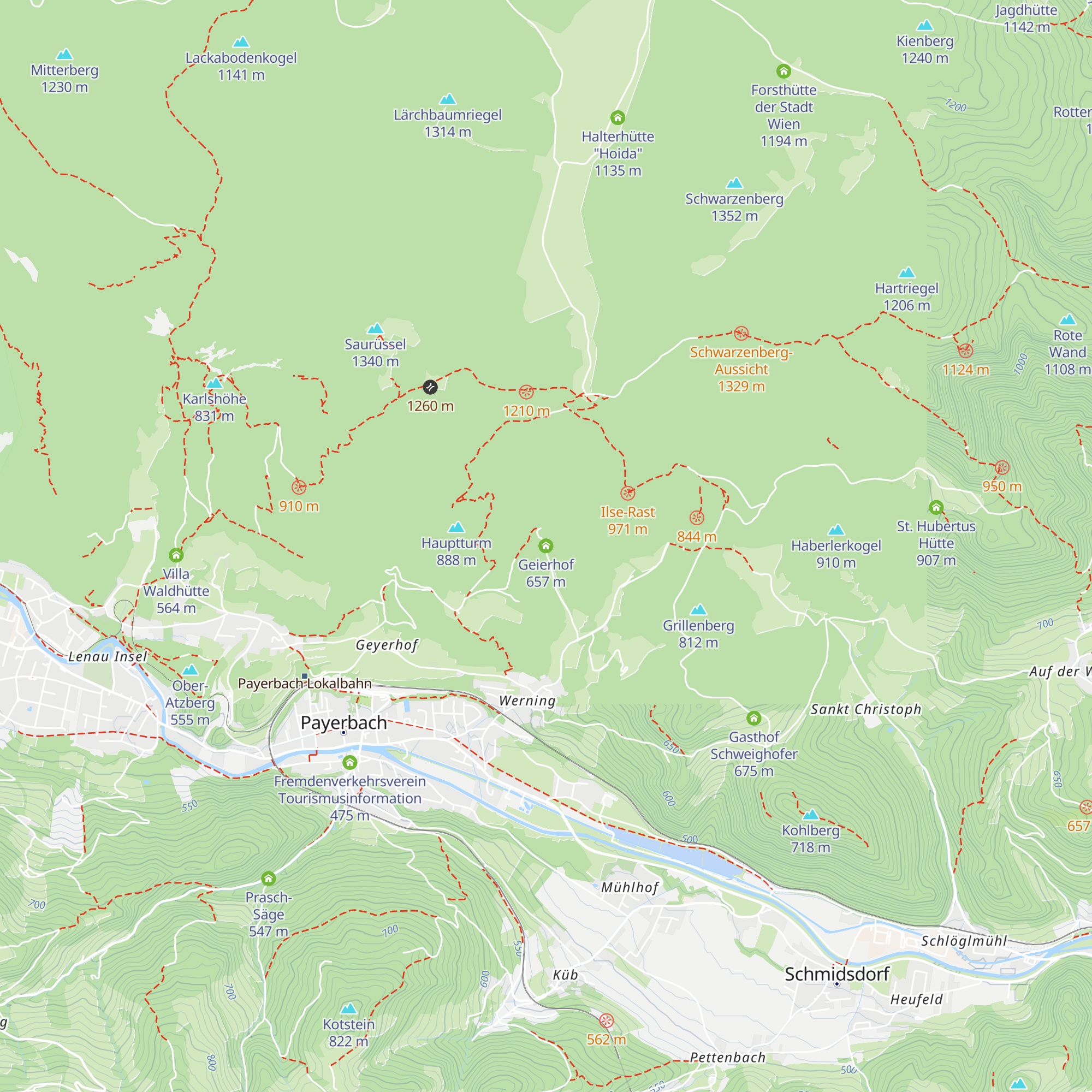 Geierhof map