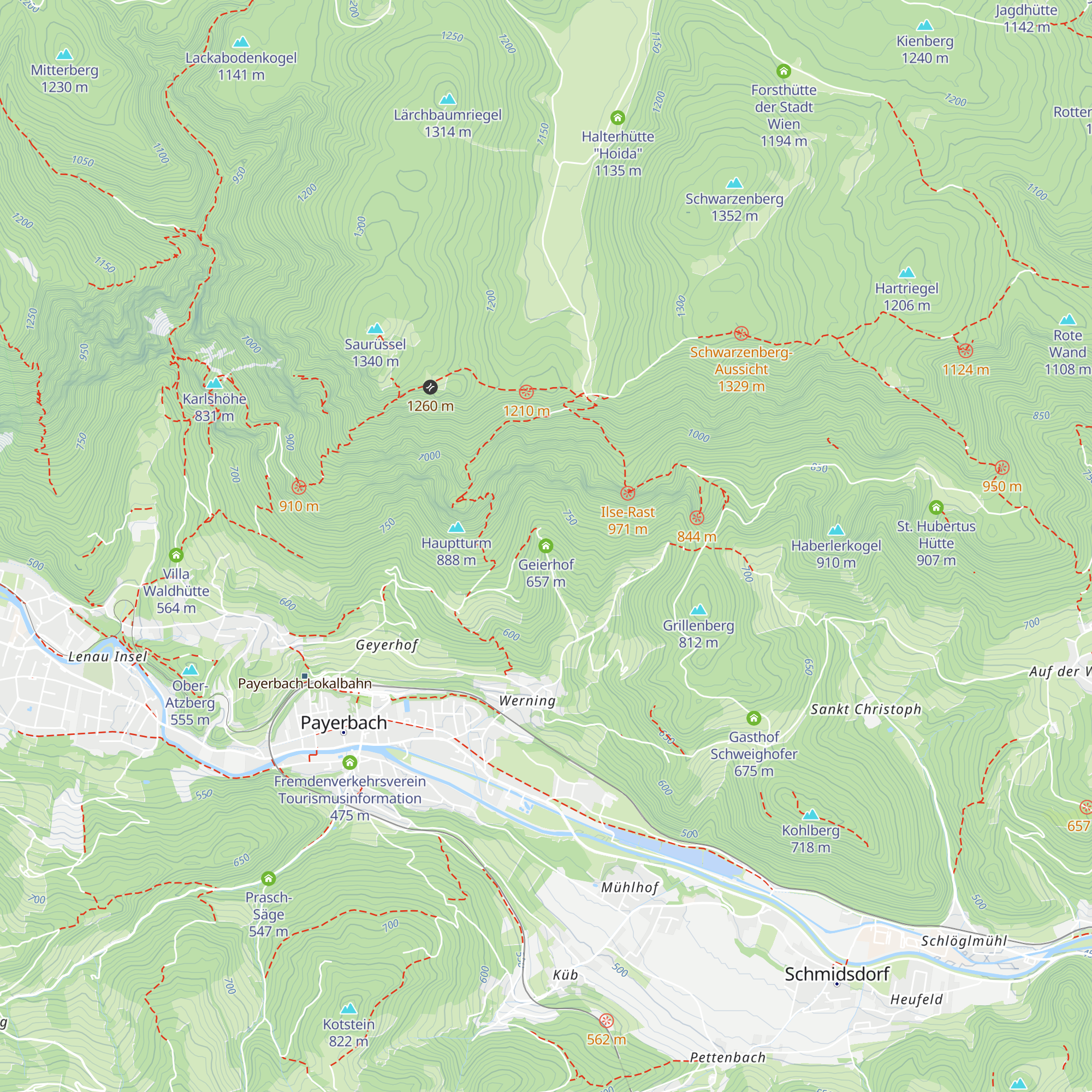 Geierhof map