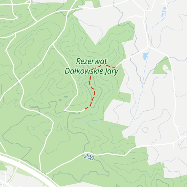 Map of Dalkowskie Wzgórza