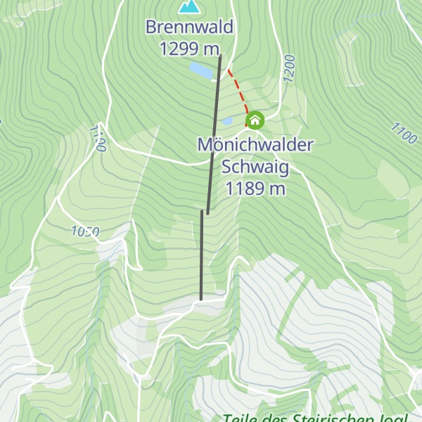 Map of Ochsenloch Hütte