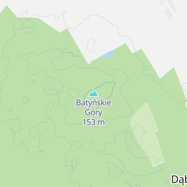 Map of Batyńskie Góry