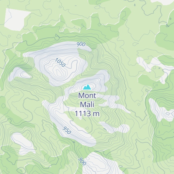 Map of Mont Mali