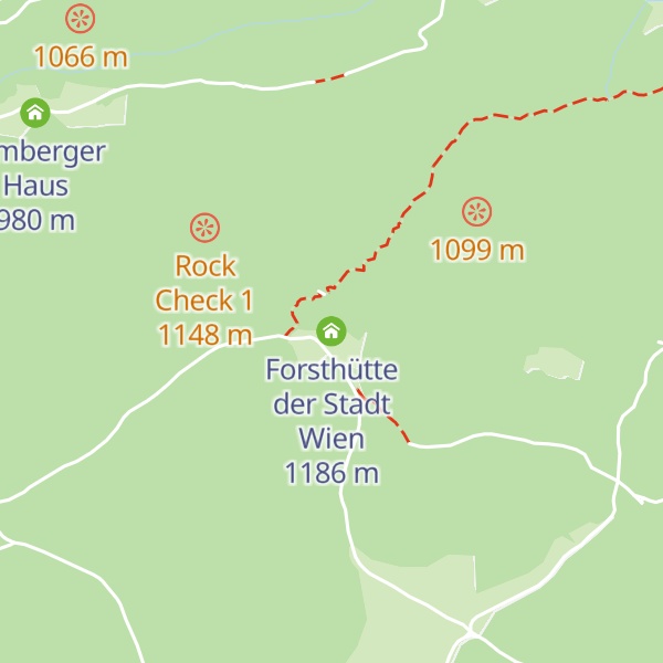 Map of Forsthütte der Stadt Wien
