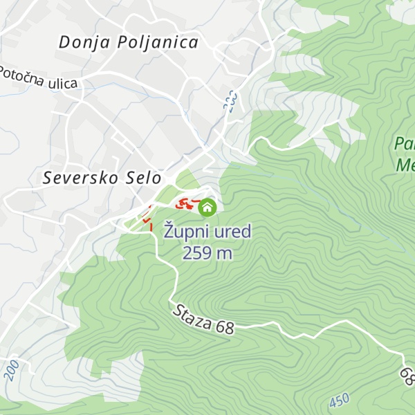Map of Župni ured