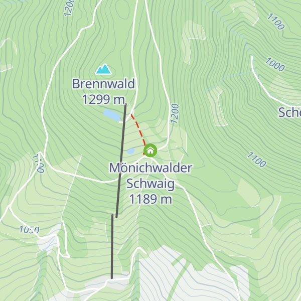 Map of Mönichwalder Schwaig