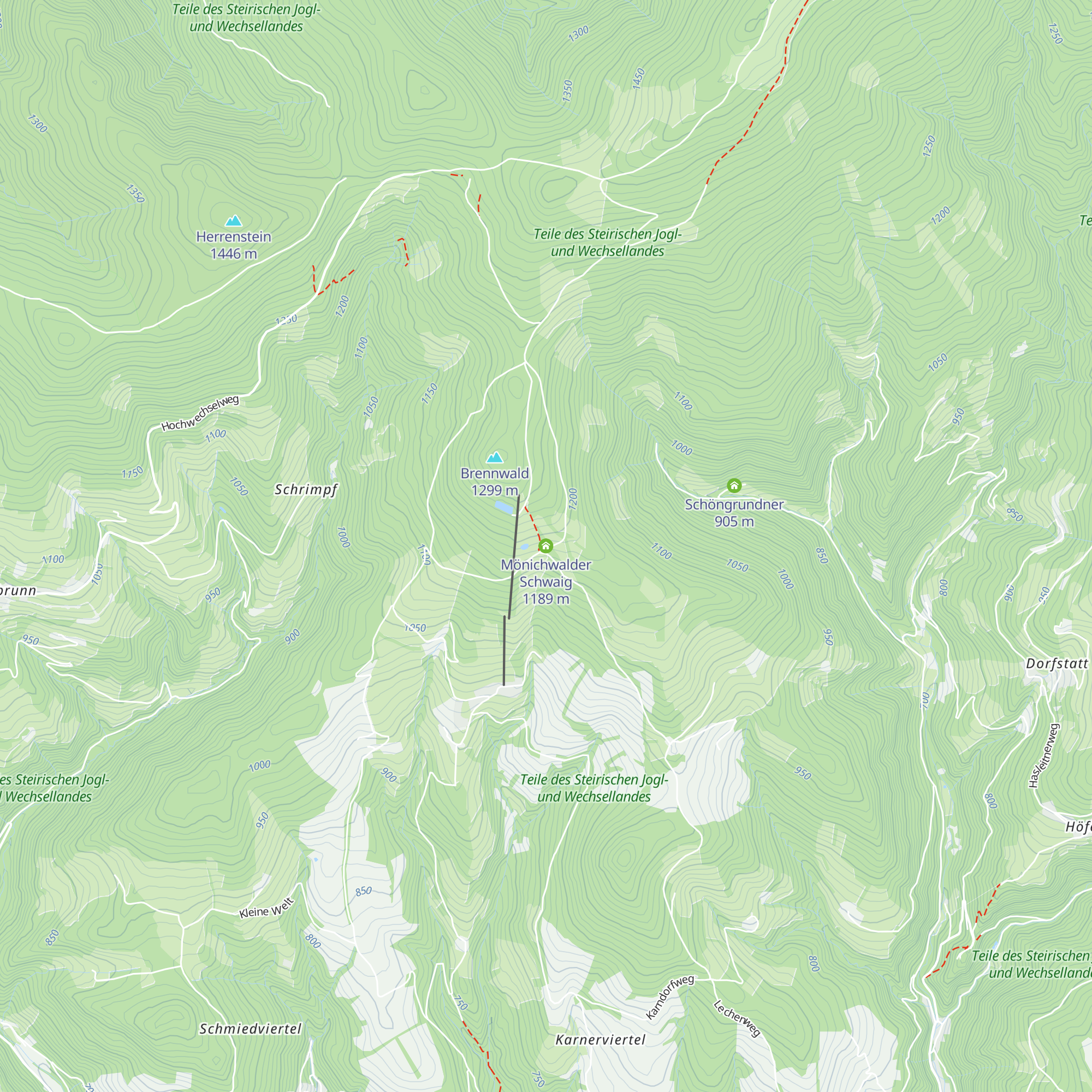 Mönichwalder Schwaig map