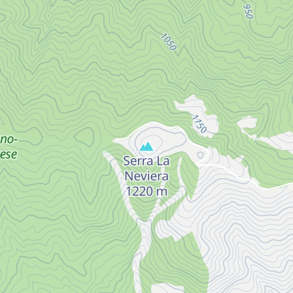 Map of Serra La Neviera