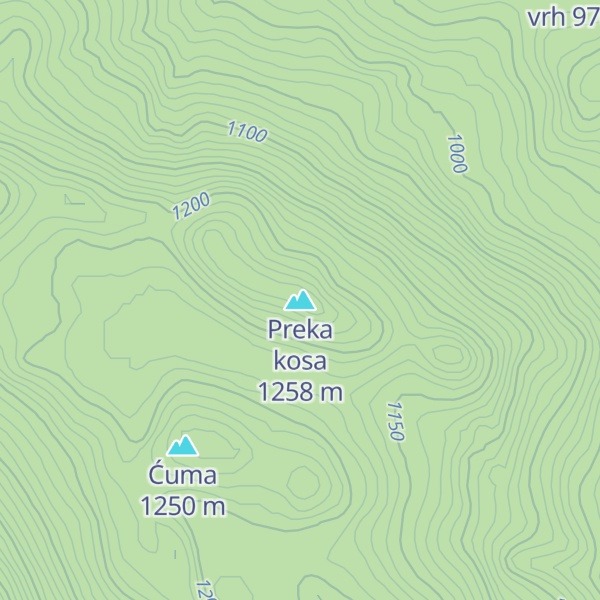 Map of Preka kosa