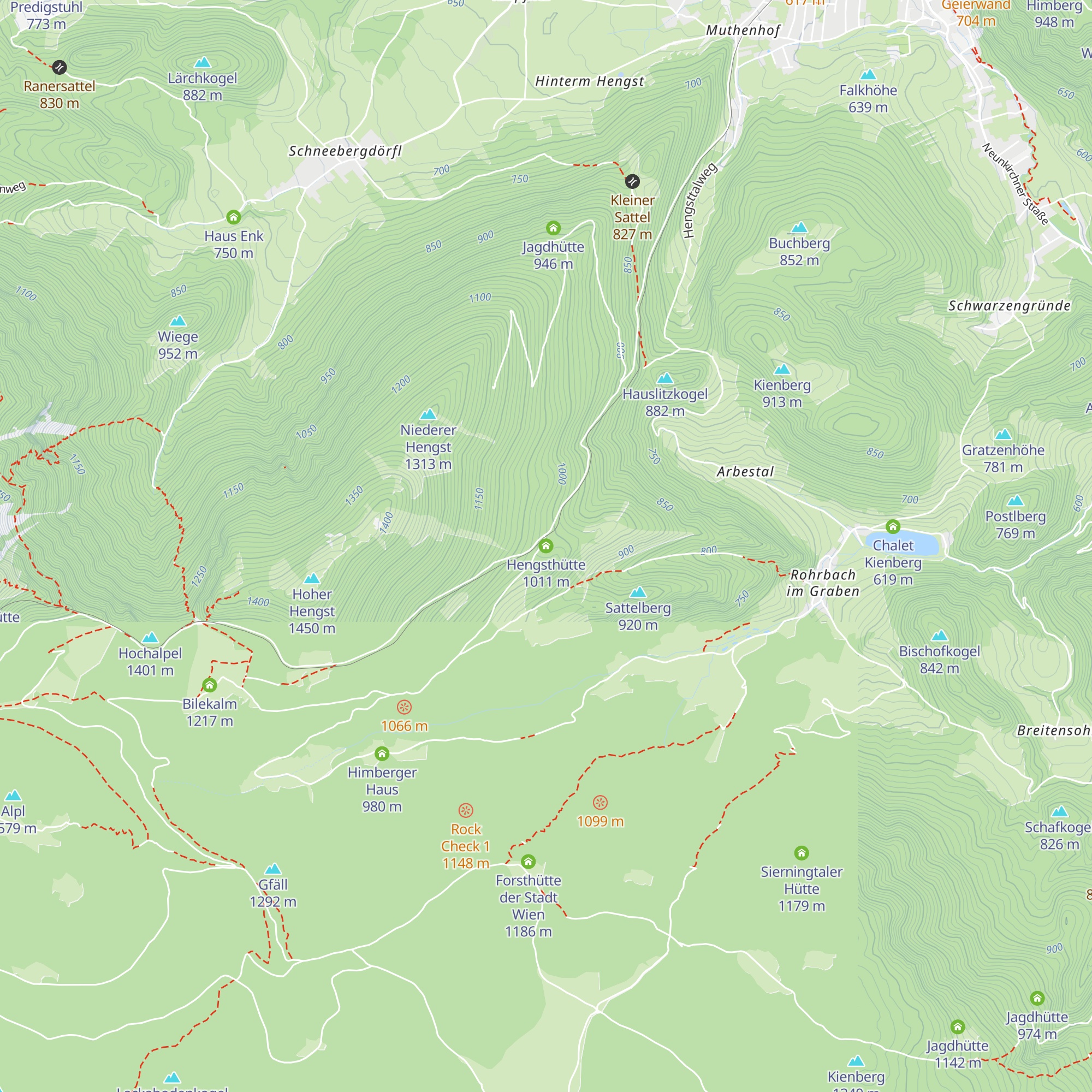 Hengsthütte map