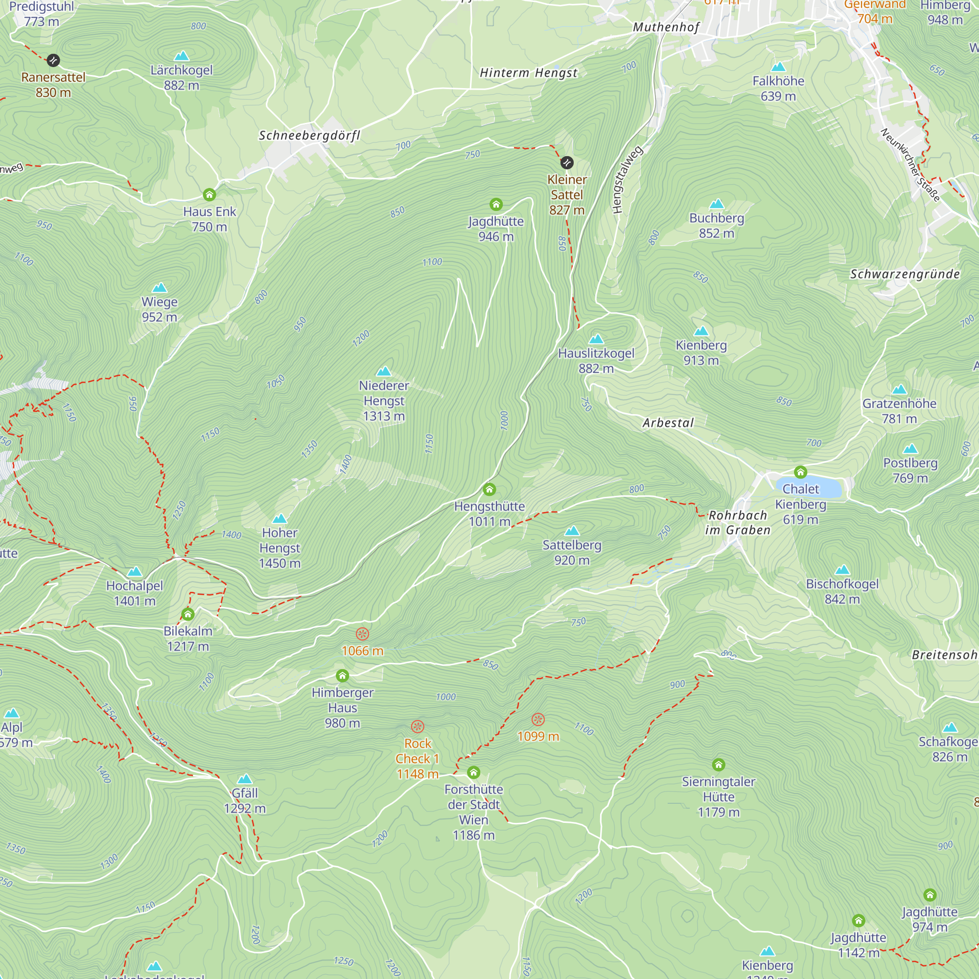 Hengsthütte map