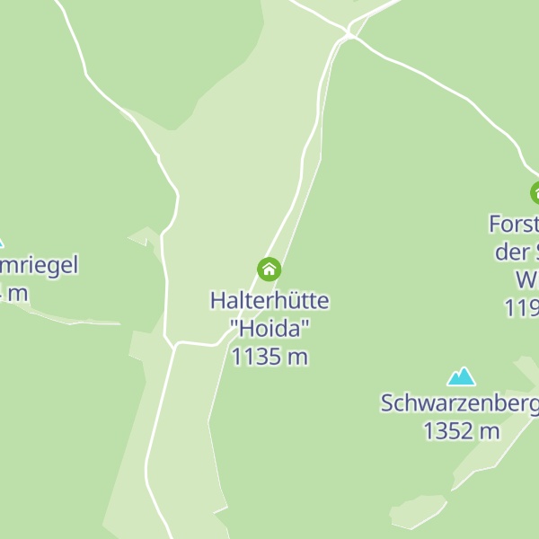 Map of Halterhütte "Hoida"