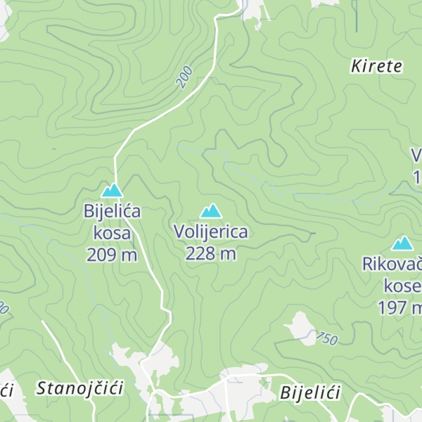 Map of Volijerica