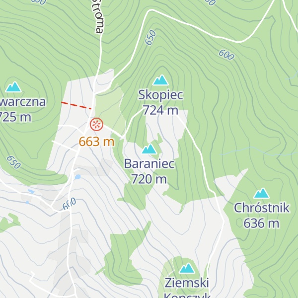 Map of Baraniec