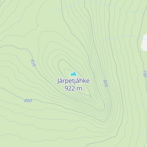 Map of Jårpetjåhke