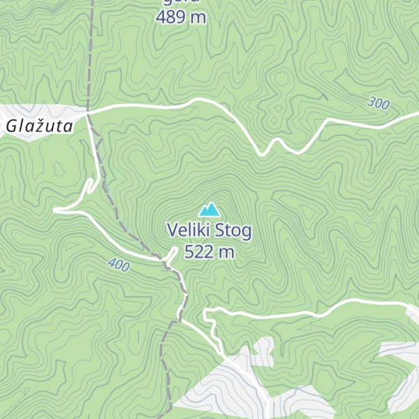 Map of Veliki Stog