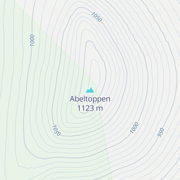 Map of Abeltoppen