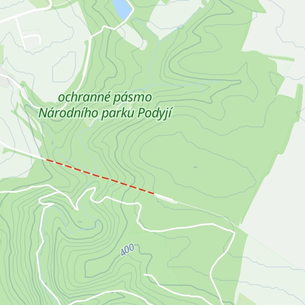Map of Čížovský kopec [Lukov nad Dyjí]